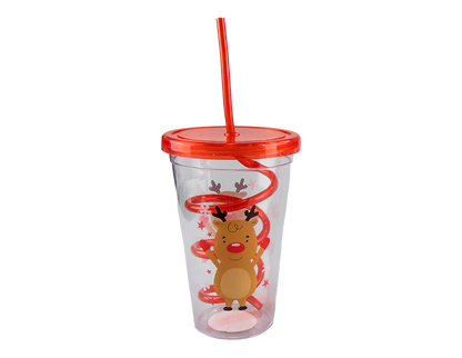 Christmas Spiral Tumbler