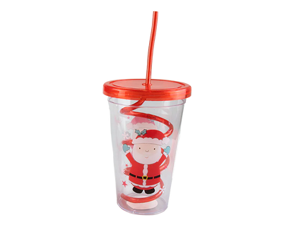 Christmas Spiral Tumbler